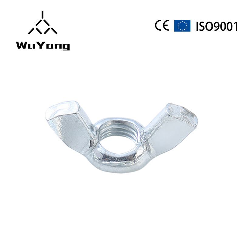 Galvanized butterfly nut 4.8 grade carbon steel sheep horn hand screw cap