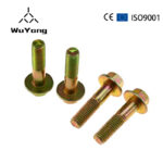 Factory Custom Yellow Zinc Plated Carbon Steel Hex Flange Head Bolt M6 M8 M10 - Hebei Wuyang Fastener Manufacturing Co., Ltd.
