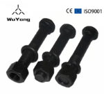 Carbon Steel Grade 4.8 8.8 10.9 Zinc Plated Rail Fish Bolt Plate And Nut Fishtail Fastener For The Tower Railway