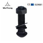 Carbon Steel Grade 4.8 8.8 10.9 Zinc Plated Rail Fish Bolt Plate And Nut Fishtail Fastener For The Tower Railway - Hebei Wuyang Fastener Manufacturing Co., Ltd.