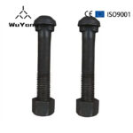 Carbon Steel Grade 4.8 8.8 10.9 Zinc Plated Rail Fish Bolt Plate And Nut Fishtail Fastener For The Tower Railway - Hebei Wuyang Fastener Manufacturing Co., Ltd.