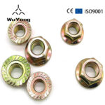 High Quality Galvanized Steel Flange Nuts Fasteners with Polished Finish for Automotive Mining & Heavy Industries