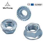 High Quality Galvanized Steel Flange Nuts Fasteners With Polished Finish For Automotive Mining & Heavy Industries - Hebei Wuyang Fastener Manufacturing Co., Ltd.