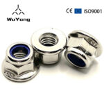 M3 M4 M5 M6 M8 M10 M12 M14 M16 DIN6926 Stainless Steel 304 Nylock Nut Flange Nylon Insert Locking Nuts